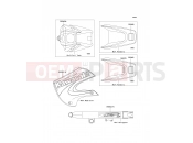 KAWASAKI 2000 Labels
