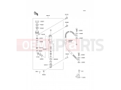 KAWASAKI 2001 Rear Master Cylinder
