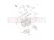 Cylinder Head - Kawasaki ER-5 (ER500-A4) 2000