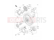 Rear Hub - Kawasaki ER-5 (ER500-A4) 2000
