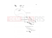 Labels - Kawasaki ER-5 (ER500-A4) 2000