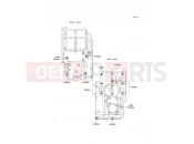 KAWASAKI 2000 Crankcase Bolt Pattern