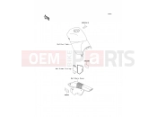 KAWASAKI 2000 Labels