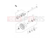 KAWASAKI 2000 Front Hub