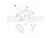 Rear Brake - Kawasaki GPZ500S (EX500-E9) 2002