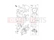 KAWASAKI 2002 Left Engine Cover(s)