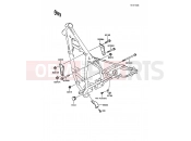 KAWASAKI 1987 Frame Fittings