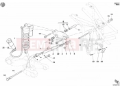 DUCATI 2006 Multistrada 1000 REAR SHOCK ABSORBER » SWING ARM