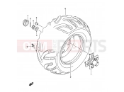 SUZUKI LT-A700 K5 (2005) King Quad (E28,E33) RIGHT REAR WHEEL