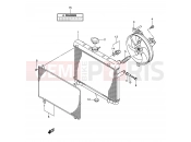 SUZUKI LT-A700 K5 (2005) King Quad (E28,E33) RADIATOR