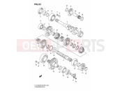 SUZUKI LT-A700 K5 (2005) King Quad (E28,E33) TRANSMISSION (2)