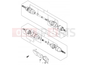 SUZUKI LT-A700 K5 (2005) King Quad (E28,E33) FRONT DRIVE SHAFT