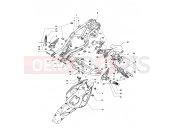 MV Agusta Brutale 675 Rear Frame Assembly