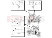 MV Agusta Brutale 1078 RR Mirrors - Covers