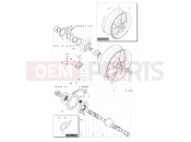MV Agusta F3 675 Rear Wheel Assembly