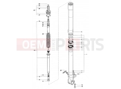 MV AGUSTA 2003 F4 750 SPR Front Fork Right