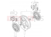 MV AGUSTA 2003 F4 750 SPR Front Wheel Assembly