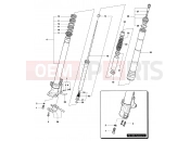 Front Fork Left - MV Agusta 2004-2006 F4 1000S