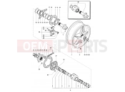 Rear Wheel Assembly - MV Agusta 2004-2006 F4 1000S