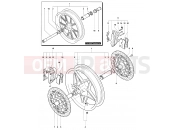 Front Wheel Assembly - MV Agusta 2004-2006 F4 1000S