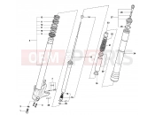 Front Fork Left - MV Agusta 2006-2007 F4 1000R