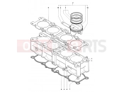 Cylinder & Piston Assembly - MV Agusta 2006-2007 F4 1000R