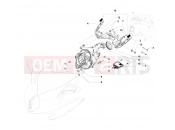 MV Agusta 2012 F4 RR Headlight Components