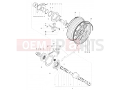 MV Agusta 2016 F4 RC Rear Wheel Assembly