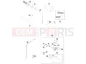 HANDLEBAR, CONTROLS - KTM 125 SX (6101L0) [EU] 2012