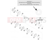 TRANSMISSION II - COUNTERSHAFT - KTM 125 SX (6101L0) [EU] 2012
