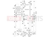 KTM 150 SX (6101L1) [EU] 2012 FRONT FORK DISASSEMBLED