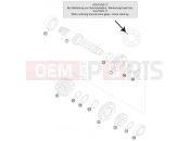 KTM 150 SX (6101L1) [EU] 2012 TRANSMISSION I - MAIN SHAFT