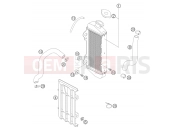 COOLING SYSTEM - KTM 65 SX (6001G6) [EU] 2007