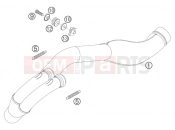 KTM 450 EXC RACING (8403D3) [EU] 2004 EXHAUST SYSTEM