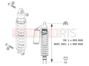 KTM 250 EXC (7375D3) [US] 2004 SHOCK ABSORBER