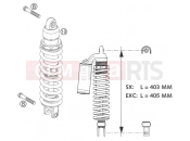 SHOCK ABSORBER - KTM 125 SX (6101D0) [EU] 2004
