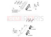 MAIN SILENCER - KTM 125 SX (6101D0) [EU] 2004
