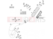 KTM 105 SX (6101D5) [EU] 2004 EXHAUST SYSTEM