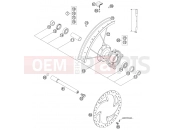 KTM 105 SX (6101D5) [EU] 2004 FRONT WHEEL