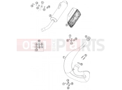 KTM 65 SX (6001D6) [EU] 2004 EXHAUST SYSTEM