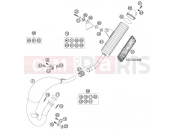 EXHAUST SYSTEM - KTM 105 SX (6101F5) [EU] 2006