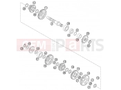 TRANSMISSION II - COUNTERSHAFT - KTM 105 SX (6101F5) [EU] 2006