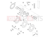 KTM 125 EXC  SIX-DAYS (7103E2) [EU] 2005 REAR WHEEL