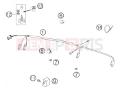 KTM 125 EXC  SIX-DAYS (7103E2) [EU] 2005 WIRING HARNESS
