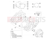 KTM 125 EXC  SIX-DAYS (7103E2) [EU] 2005 ENGINE CASE