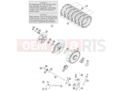 KTM 125 EXC  SIX-DAYS (7103E2) [EU] 2005 CLUTCH