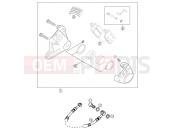 REAR BRAKE CALIPER - KTM 65 SX (600136) [EU] 2003