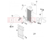 COOLING SYSTEM - KTM 65 SX (600136) [EU] 2003