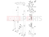 KTM 125 SX (610120) [EU] 2002 FRONT FORK, TRIPLE CLAMP