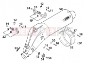 KTM 640 LC4-E (972616) [EU] 2001 MAIN SILENCER